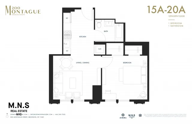 $5,103 | 200 Montague Street, Unit 20A | Brooklyn Heights