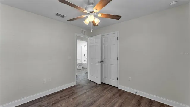 wooden floor in an empty room