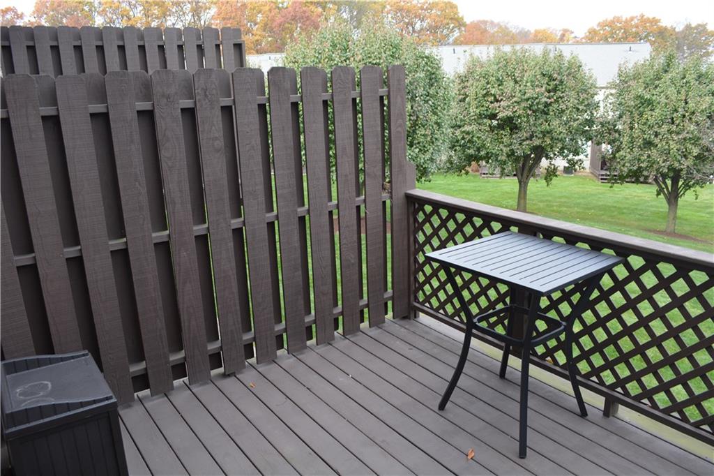 218 Grace Street McKees Rocks, PA 15136 - Photo 18 of 22 Deck overlooks yard. The trees and privacy fence make this a comfortable area to relax or entertain.