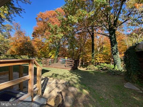 6909 Quander Road Alexandria, VA 22307 - Photo 33 of 36 VIEW OF DEC K AND FALL FOLIAGE