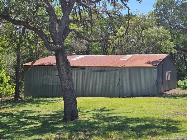 a backyard of a house