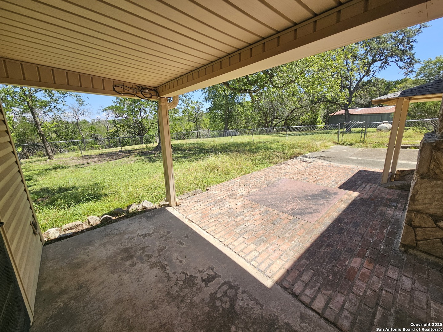 29 Green Cedar Road Boerne, TX 78006 - Photo 10 of 39 a view of a backyard