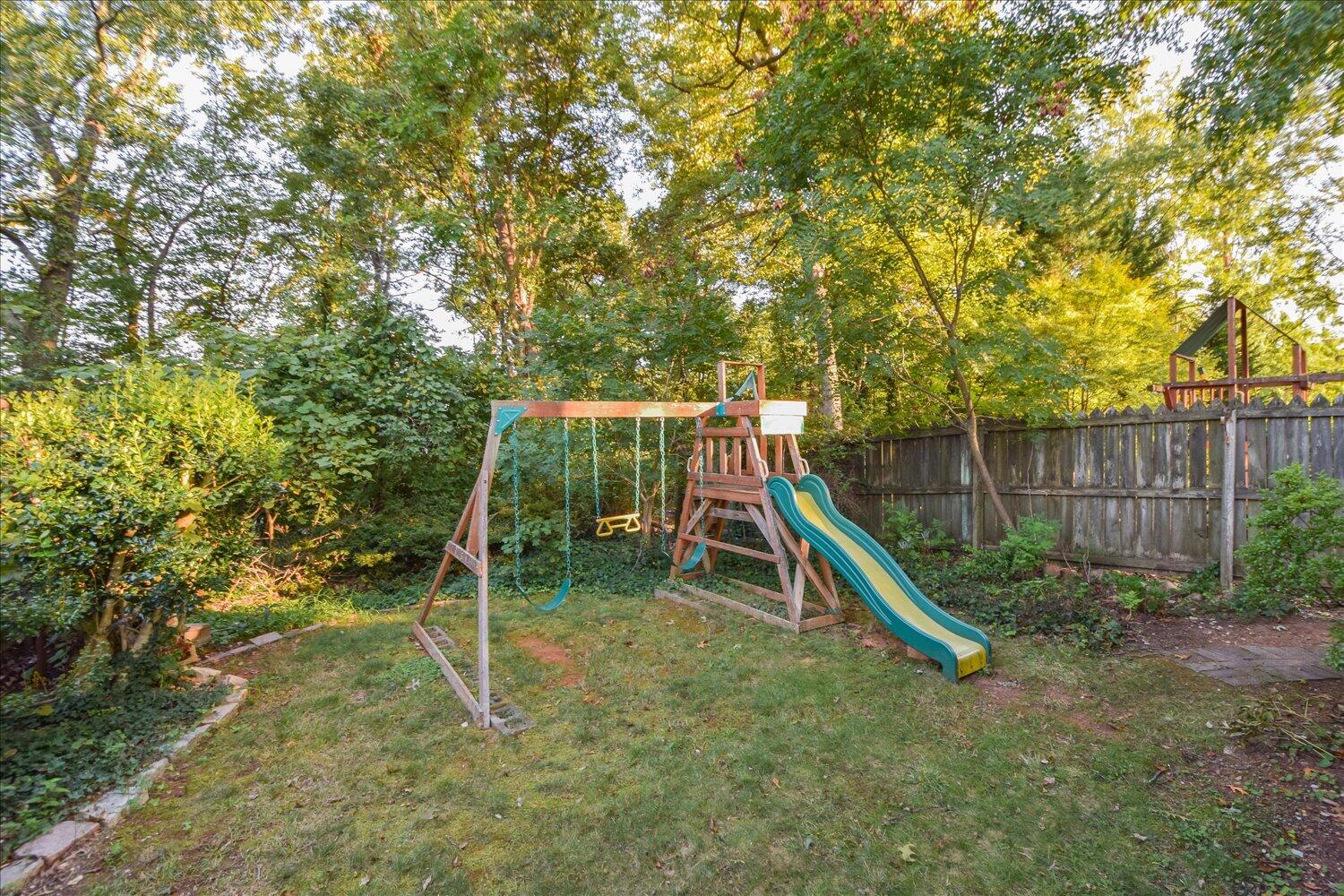 3060 Sedgefield Road Southwest Roanoke, VA 24018 - Photo 37 of 39 a view of a yard with a slide