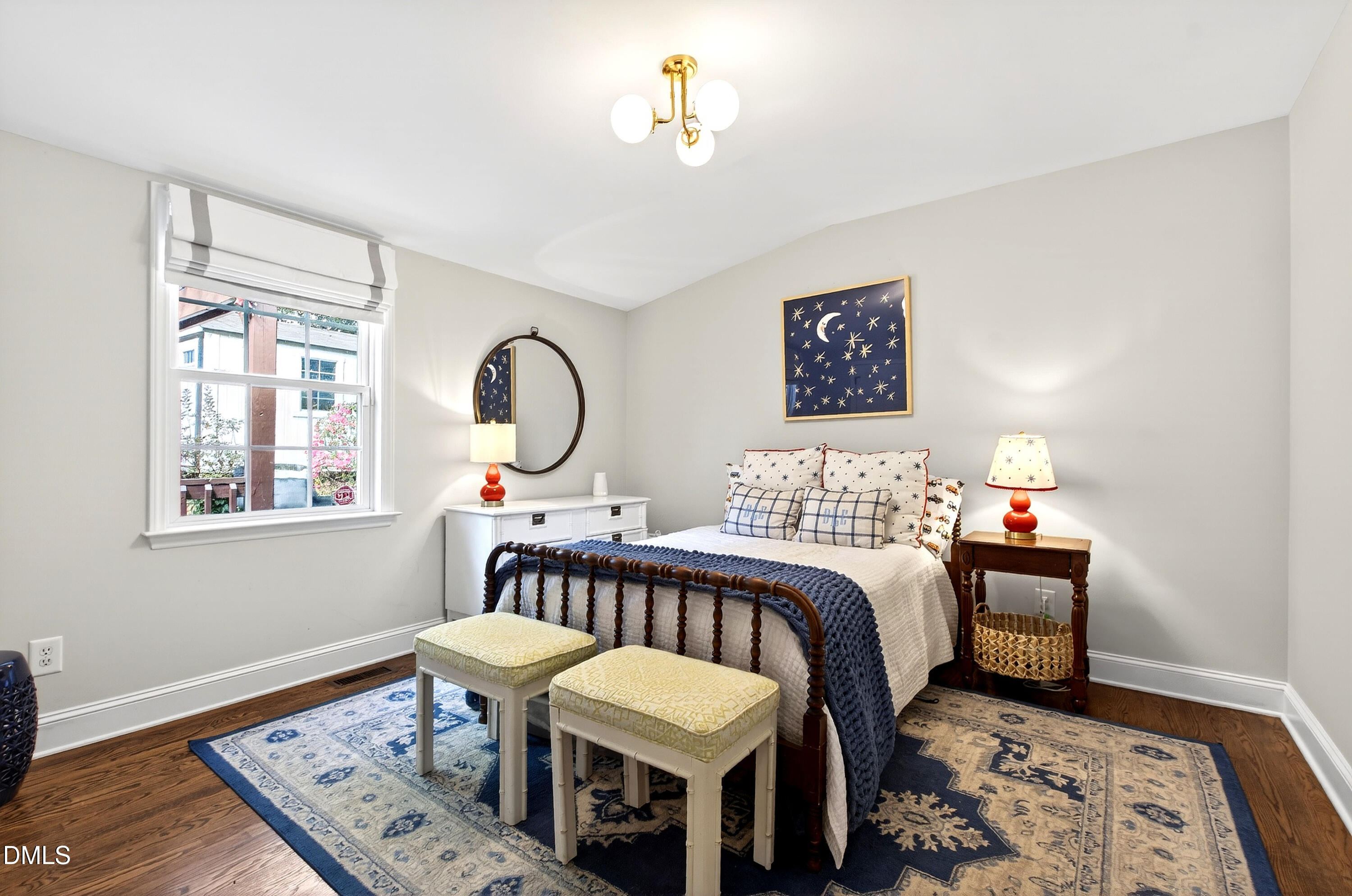 1205 Canterbury Road Raleigh, NC 27608 - Photo 26 of 48 a bedroom with bed and a window