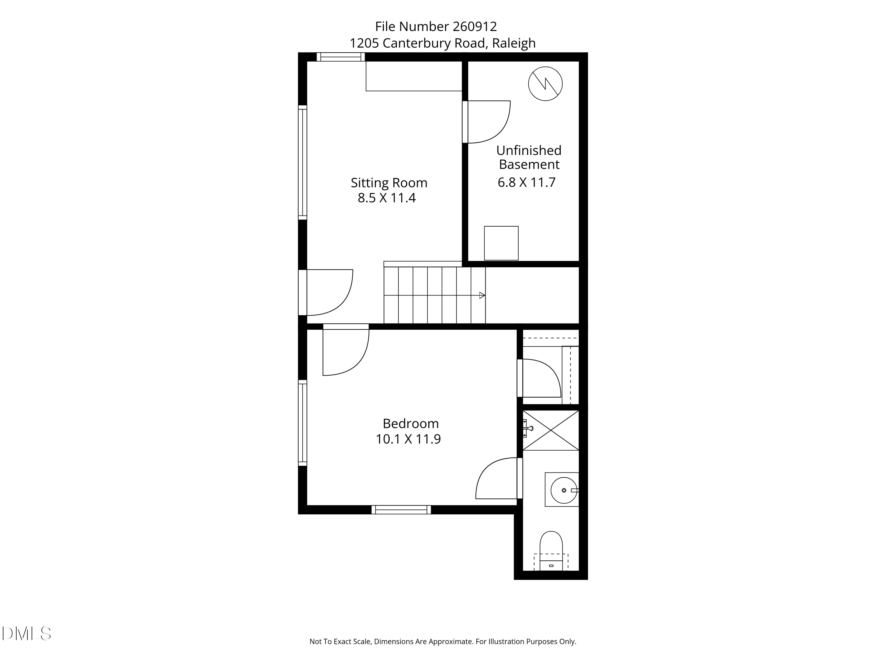 1205 Canterbury Road Raleigh, NC 27608 - Photo 46 of 48 a picture of a bench in front of a wall