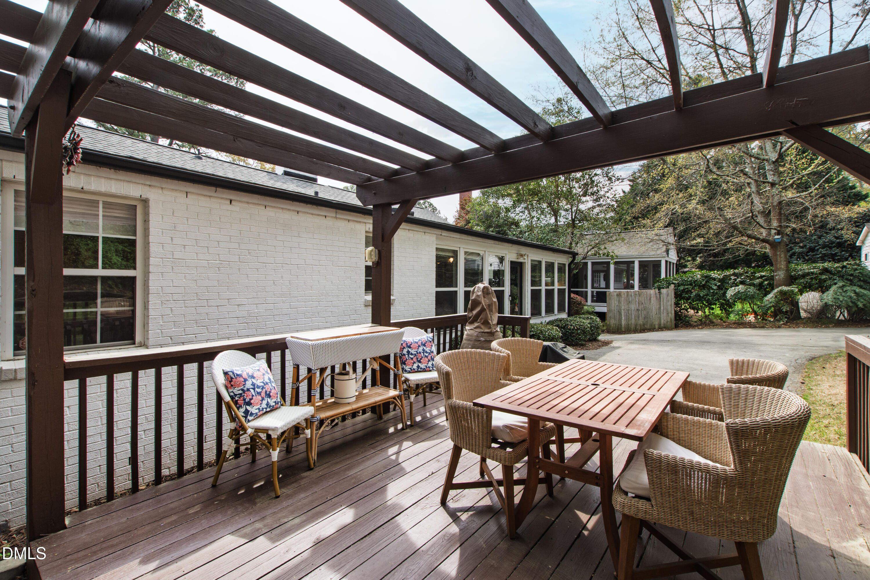 1205 Canterbury Road Raleigh, NC 27608 - Photo 41 of 48 a view of porch with seating area