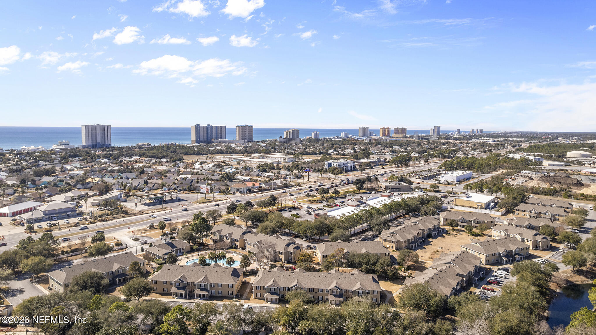 712 Lighthouse Road, Unit 712 Panama City Beach, FL 32407 - Photo 8 of 42 an aerial view of multiple house