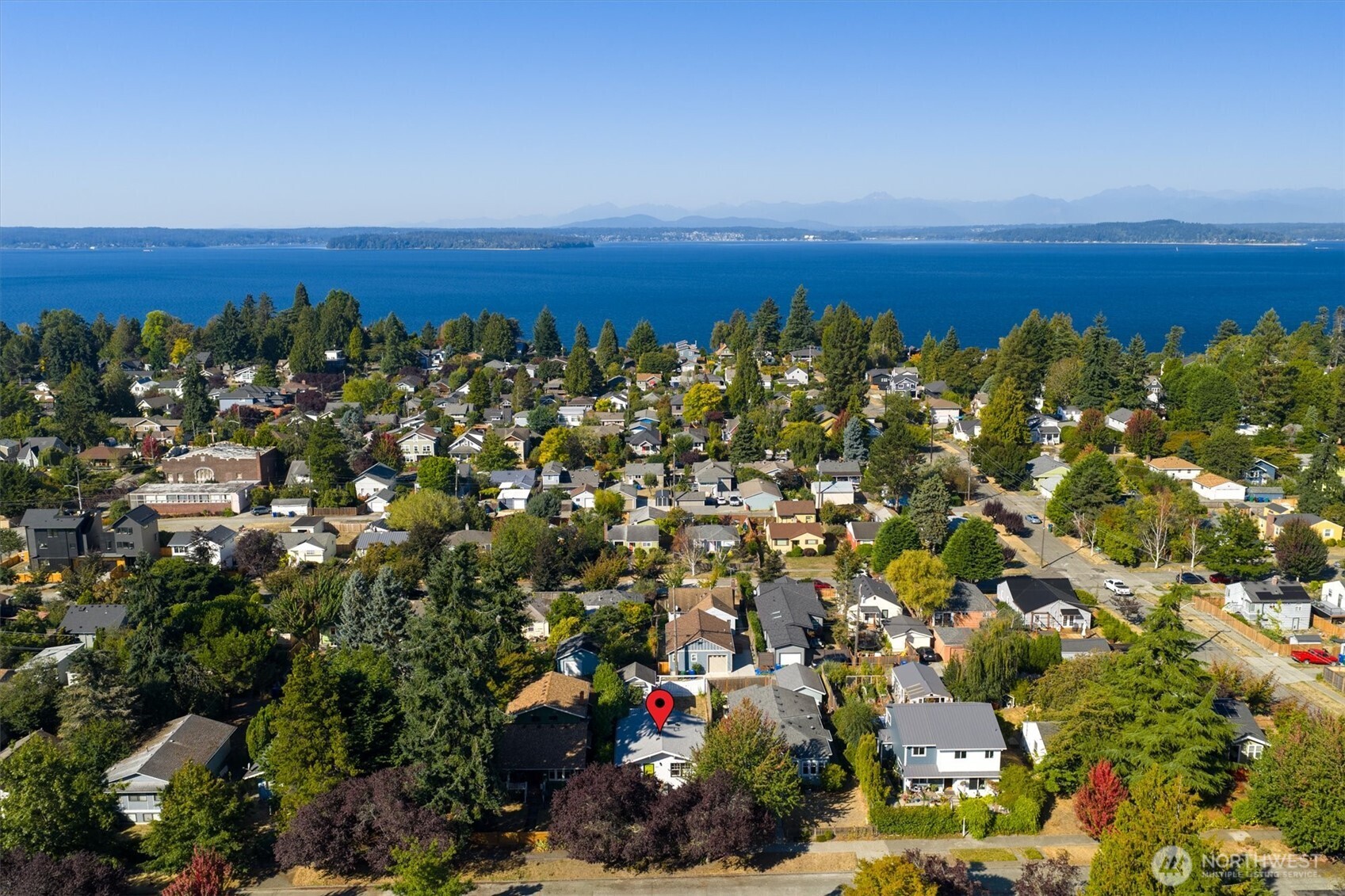 6021 45th Avenue Southwest Seattle, WA 98136 - Photo 15 of 18 an aerial view of multiple house