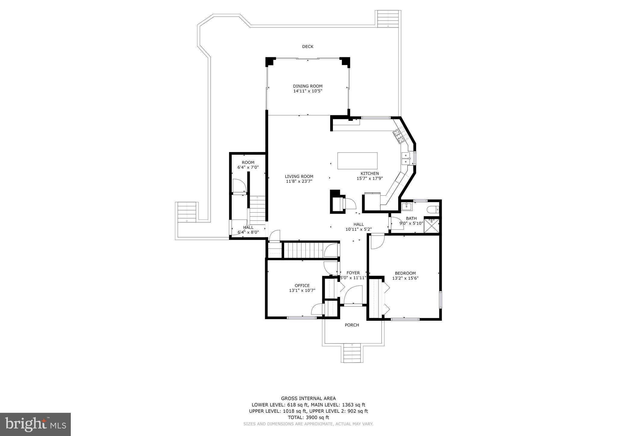 603 Orkney Road Baltimore, MD 21212 - Photo 42 of 46 Floor Plan_Main Level