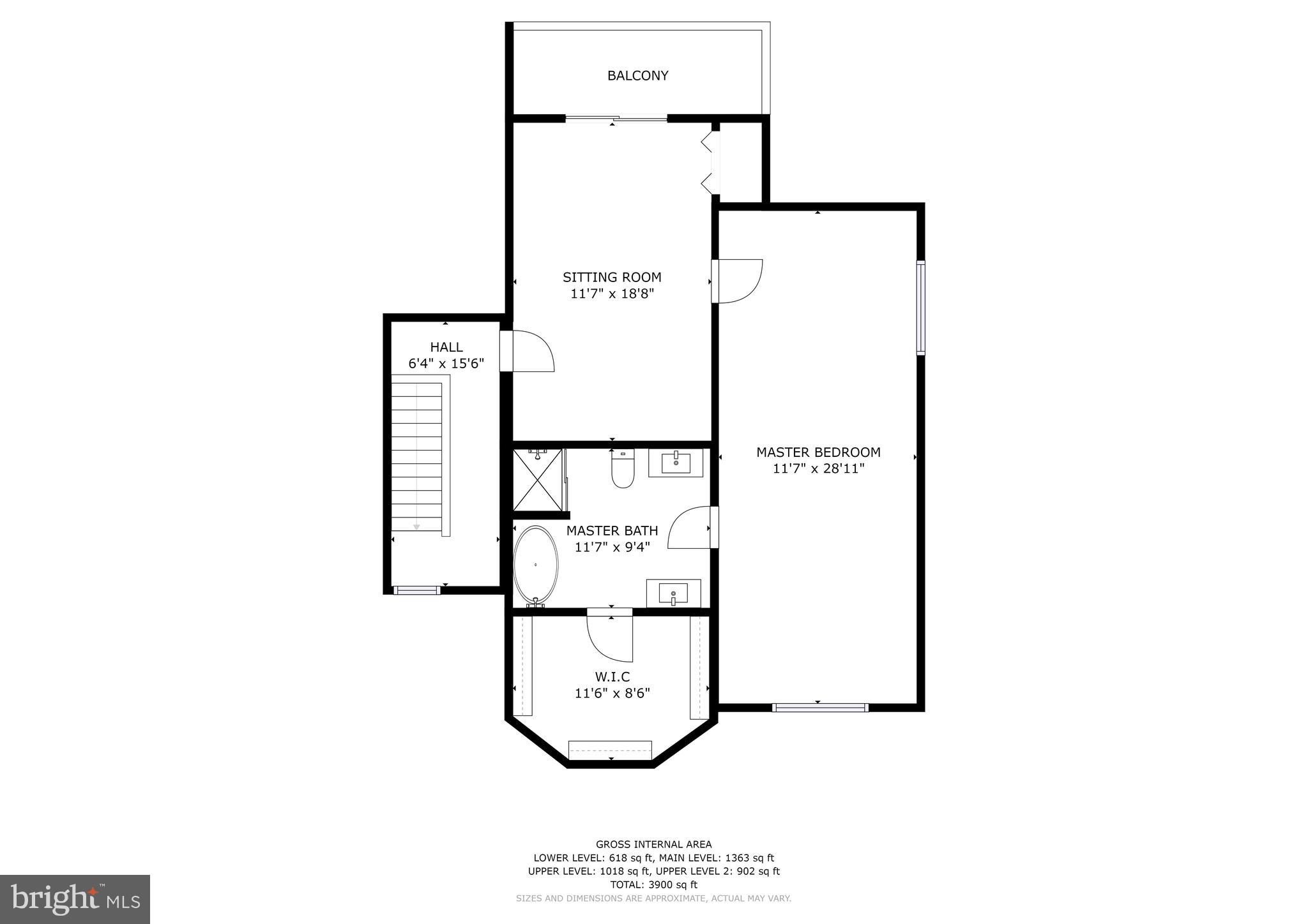 603 Orkney Road Baltimore, MD 21212 - Photo 44 of 46 Floor Plan_Upper Level 2