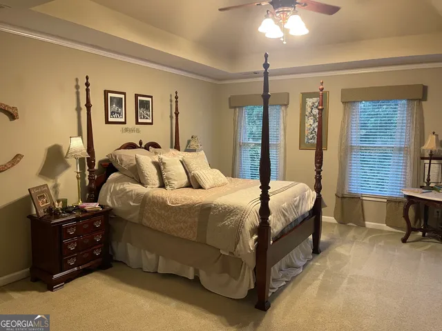 a view of a room with a window and storage