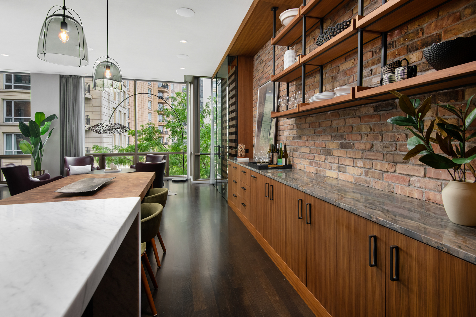 416 West Deming Place, Unit 4 Chicago, IL 60614 - Photo 13 of 36 a kitchen with stainless steel appliances granite countertop a sink a stove and a wooden floors