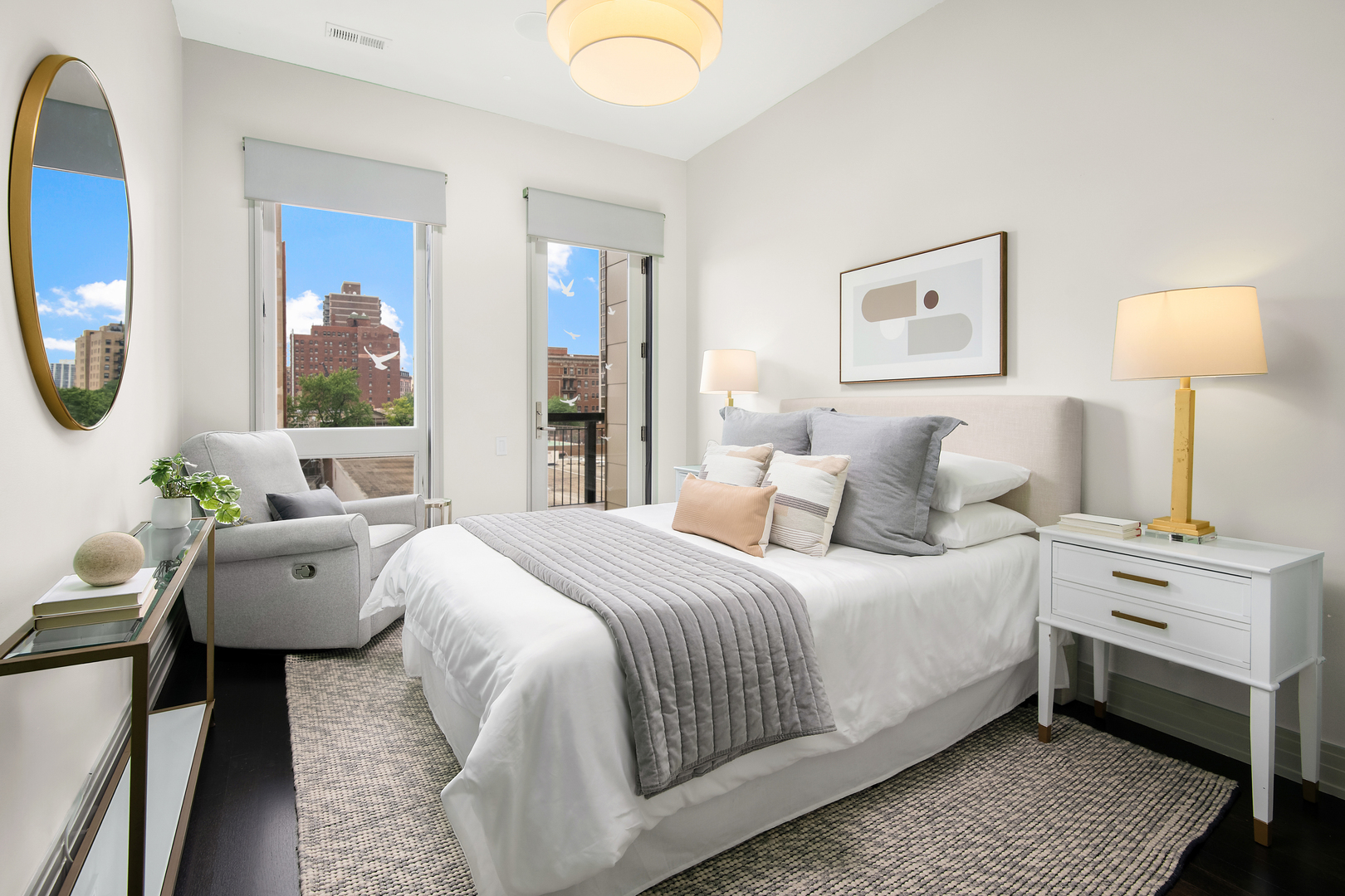 416 West Deming Place, Unit 4 Chicago, IL 60614 - Photo 24 of 36 a bed room with a bed and a window