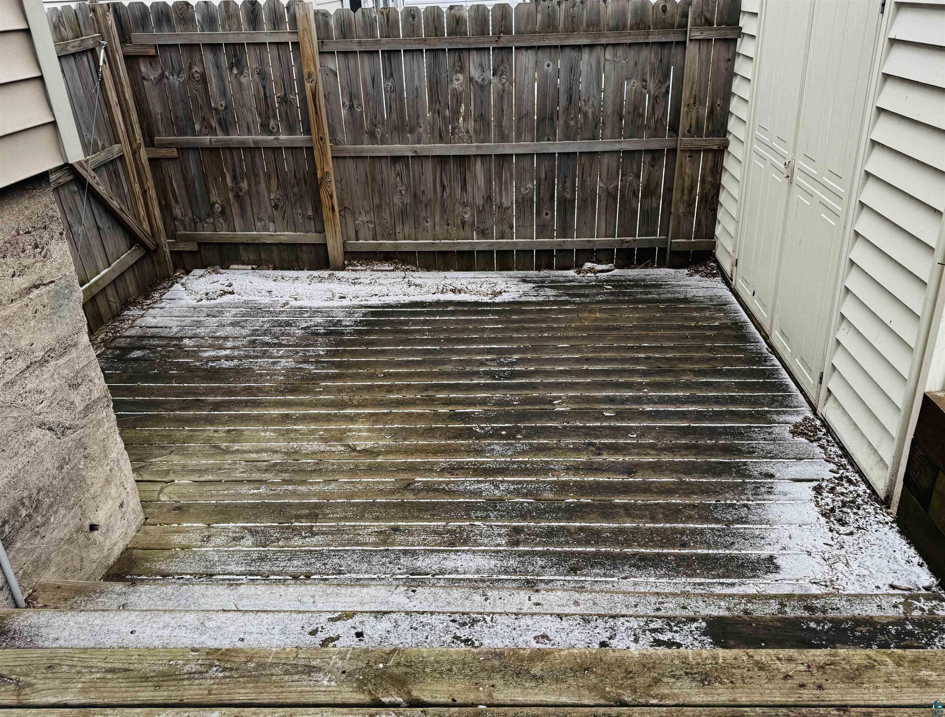 216 3rd Street Cloquet, MN 55720 - Photo 30 of 46 Wood Patio without the Snow