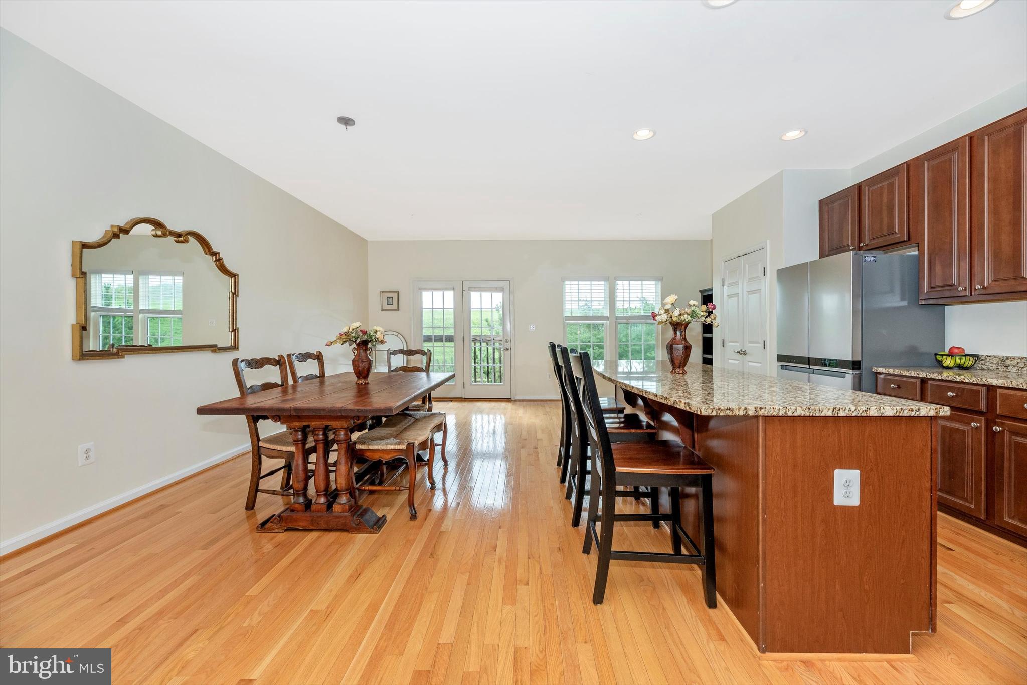 2055 Spring Run Circle Frederick, MD 21702 - Photo 14 of 31 Combined Kitchen and Dining Area with Bump Out