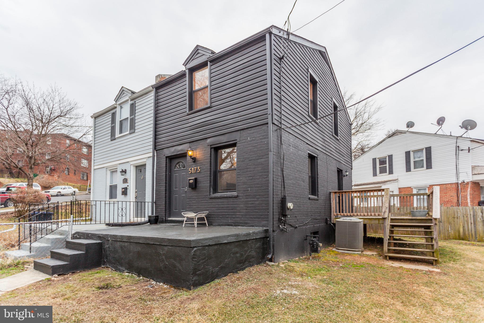 5173 Sheriff Road Northeast Washington, DC 20019 - Photo 28 of 35 Exterior with Front Patio