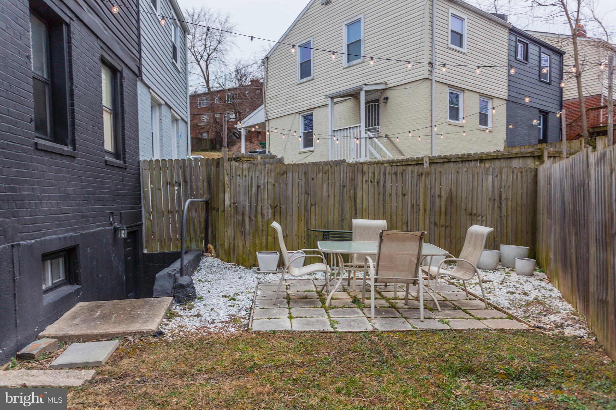 5173 Sheriff Road Northeast Washington, DC 20019 - Photo 34 of 35 Fenced Rear with Patio