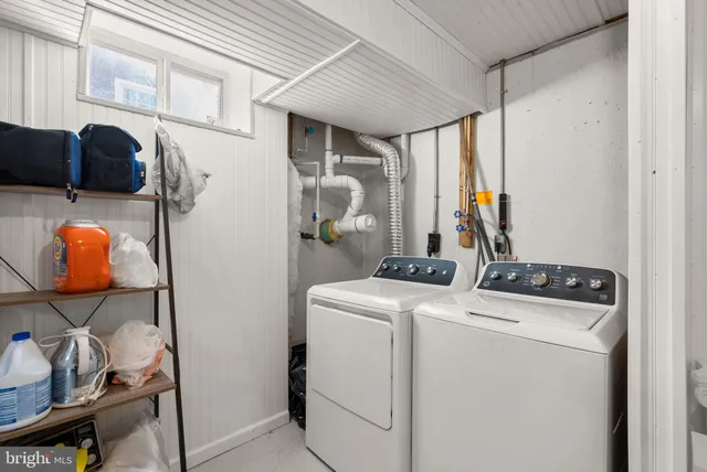 a room with storage and utility