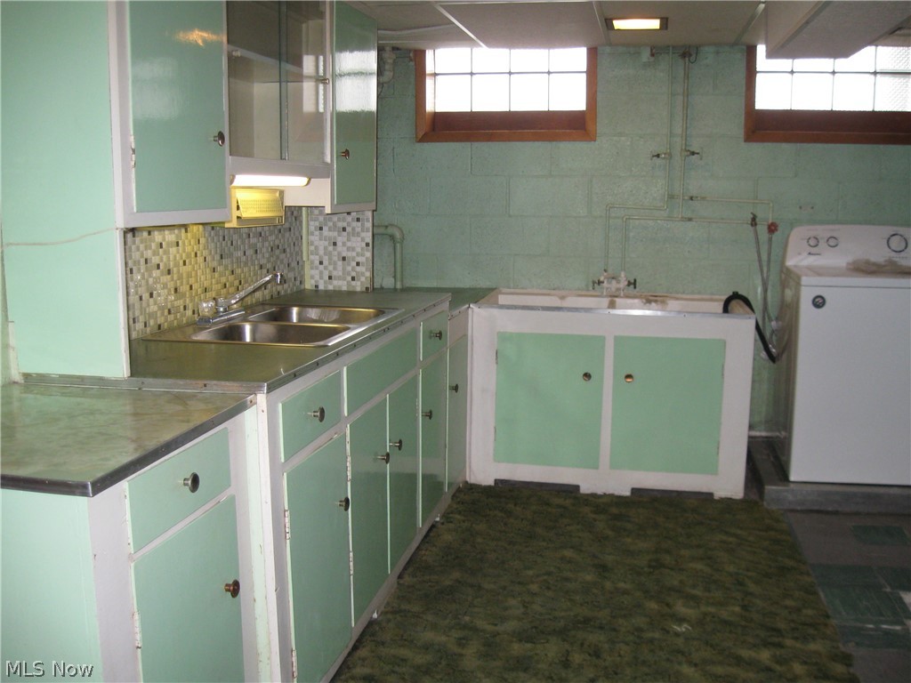 6154 State Road Parma, OH 44134 - Photo 26 of 35 Basement utility side. This is the secondary kitchen - great for entertaining!