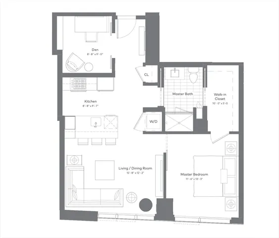 $1,368,000 | 188 Brookline Avenue, Unit 20H, Boston, MA 02215