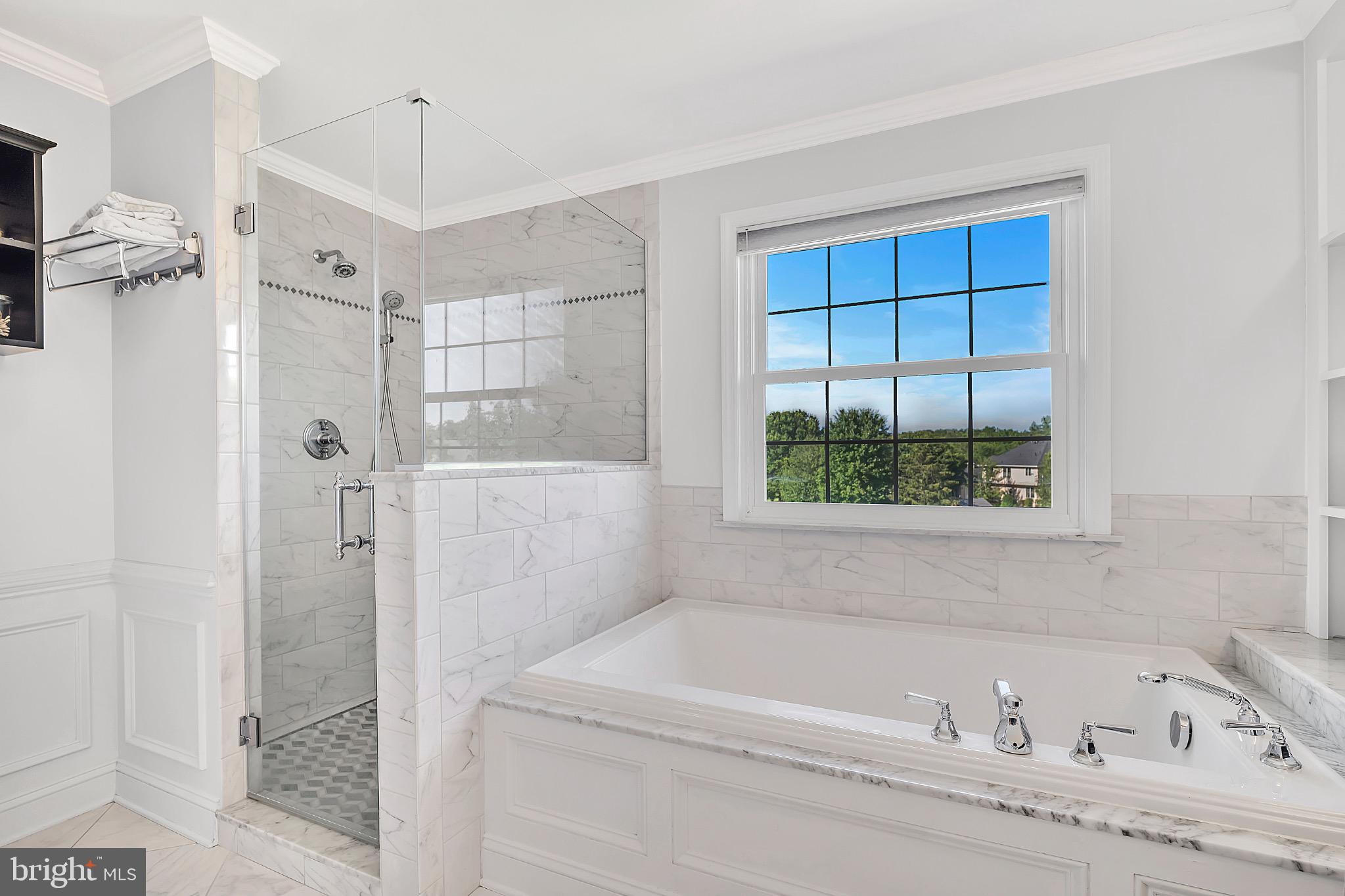 7 Anderson Lane Robbinsville, NJ 08691 - Photo 33 of 54 a bathroom with a bathtub and a shower