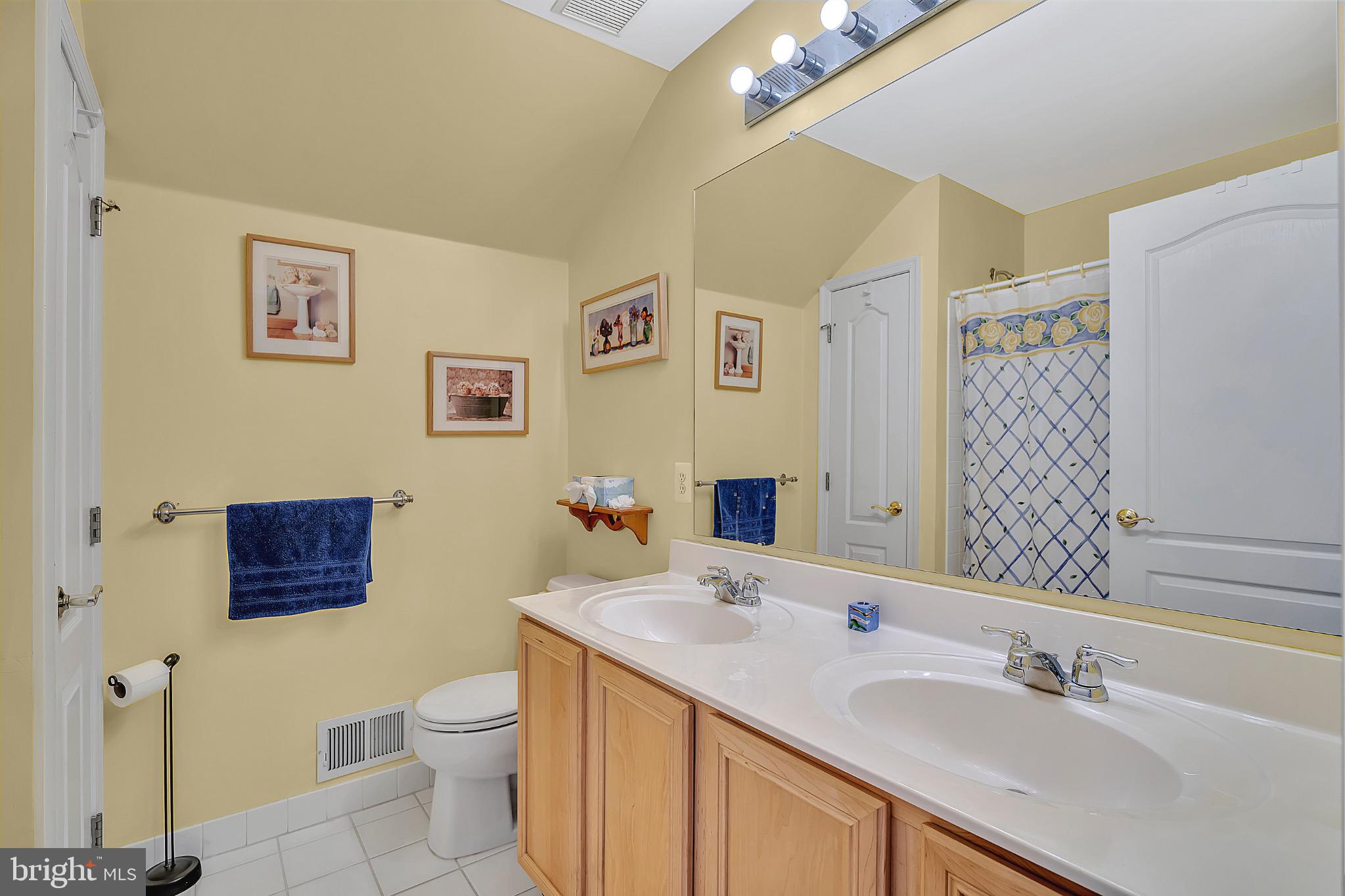 7 Anderson Lane Robbinsville, NJ 08691 - Photo 39 of 54 a bathroom with a granite countertop sink mirror and toilet