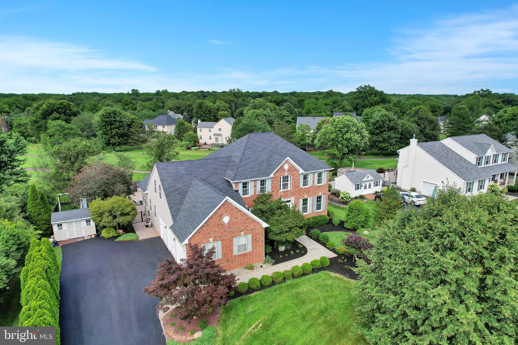 7 Anderson Lane Robbinsville, NJ 08691 - Photo 53 of 54 an aerial view of a house