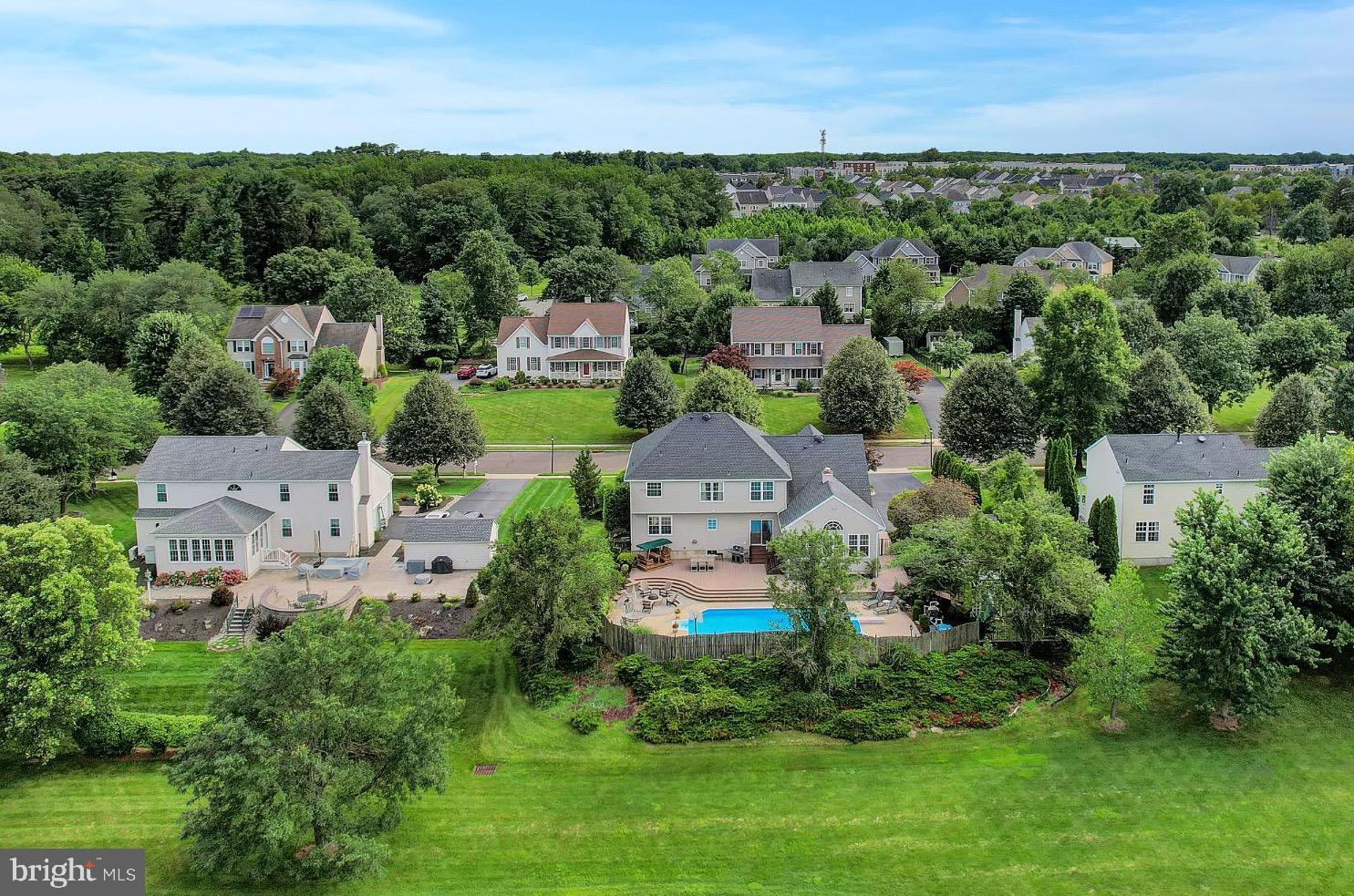 7 Anderson Lane Robbinsville, NJ 08691 - Photo 54 of 54 Serene suburban landscape under a clear sky.