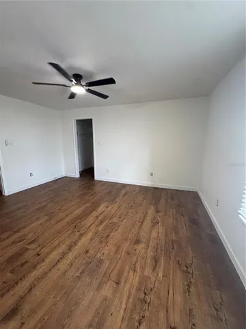wooden floor in a room