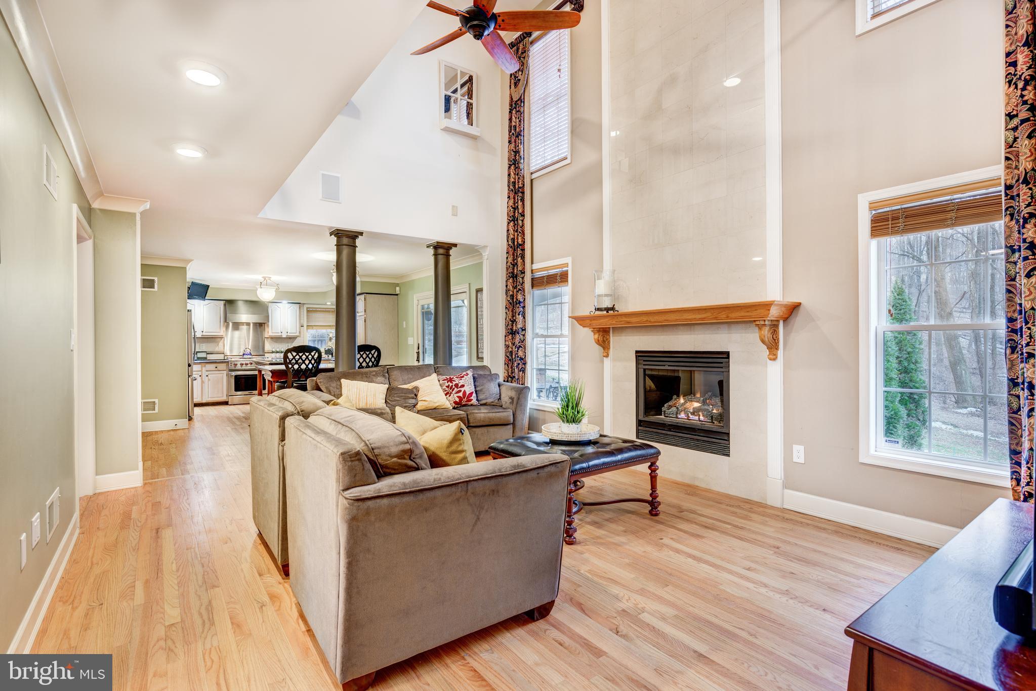 1835 Bowersox Road New Windsor, MD 21776 - Photo 5 of 37 Family Room w/fireplace and mantel, double fans