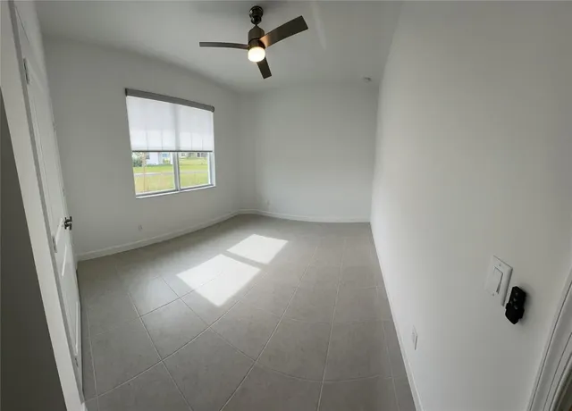 a view of a terrace with sky view