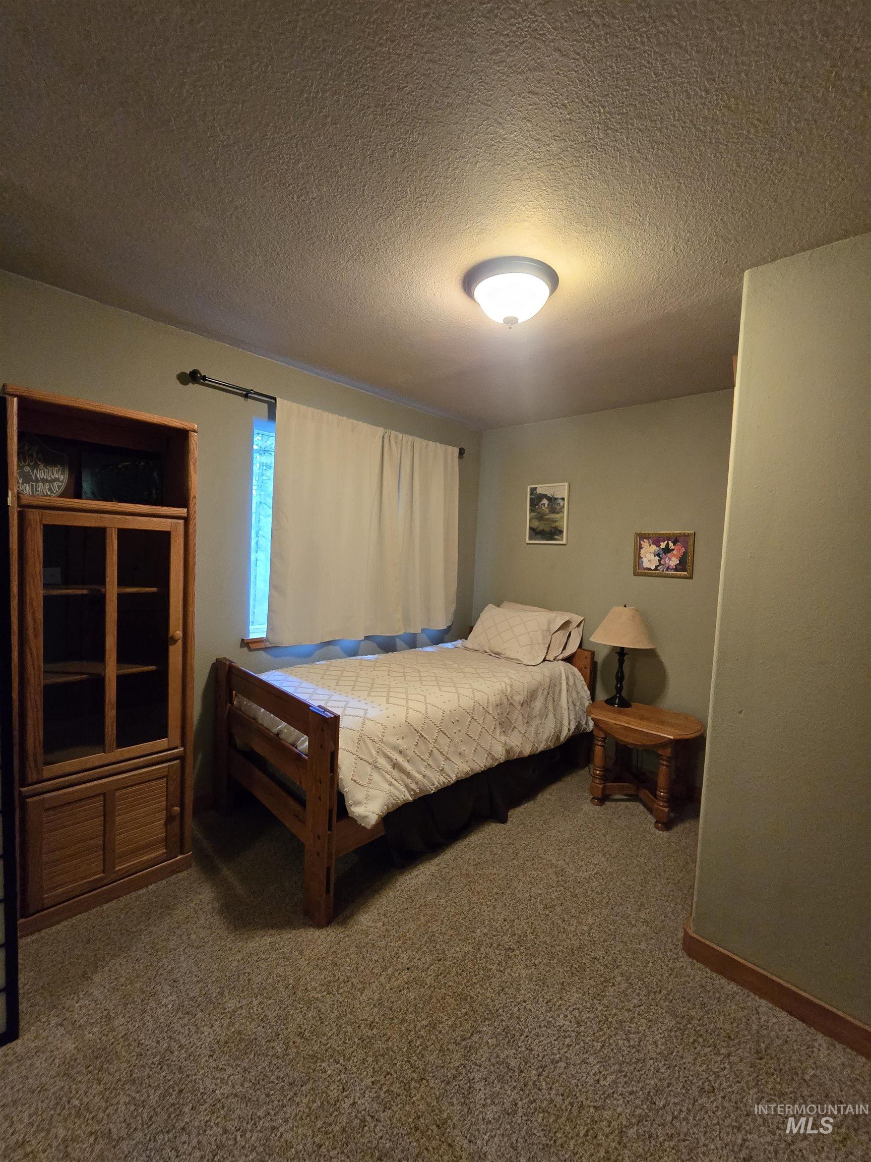 14 Forest Trail Road Garden Valley, ID 83622 - Photo 37 of 45 Carpeted bedroom featuring a textured ceiling and baseboards