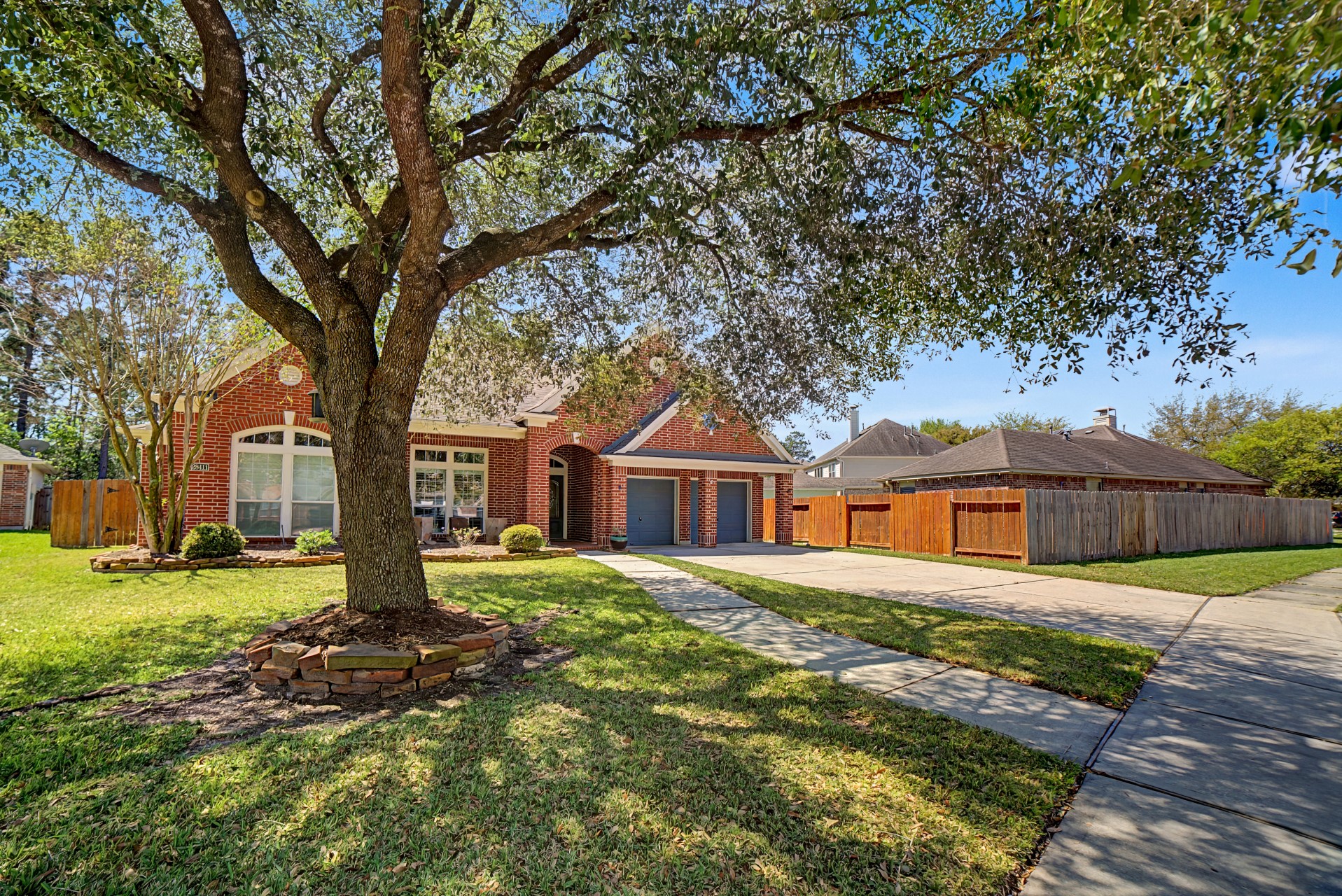 28411 Peper Hollow Lane Spring, TX 77386 - Photo 24 of 24 front view of a house with a yard