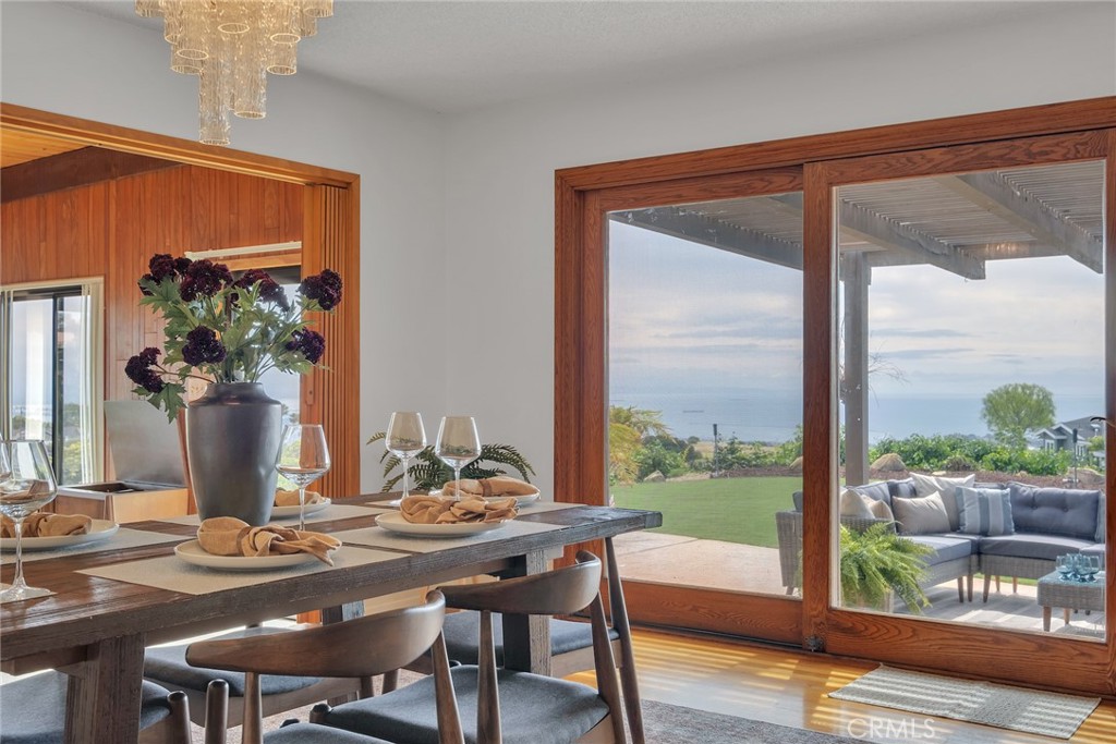 2727 San Ramon Drive Rancho Palos Verdes, CA 90275 - Photo 24 of 58 a view of a dining room with furniture window and wooden floor