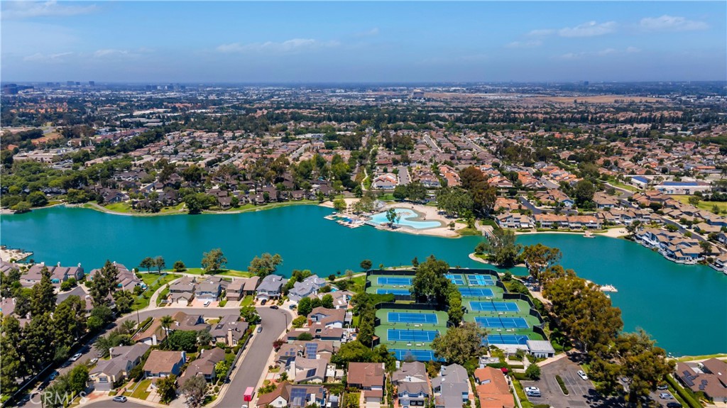 56 Wetstone, Unit 35 Irvine, CA 92604 - Photo 35 of 36 an aerial view of a city with ocean view
