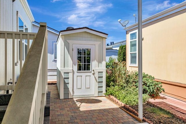 a view of the door of the house