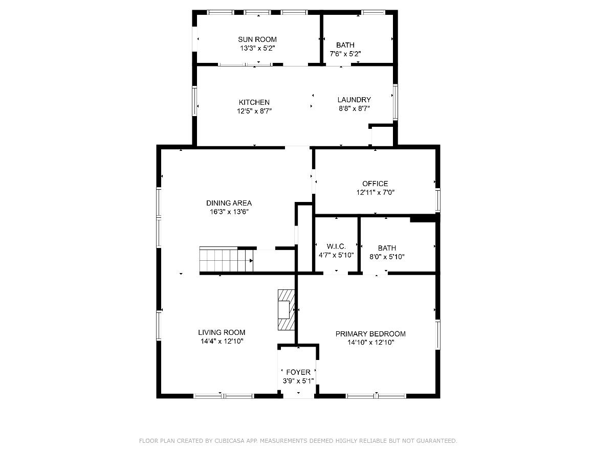 898 Mica Road Ridgeway, VA 24148 - Photo 58 of 60 FLOOR PLAN 1ST FLOOR