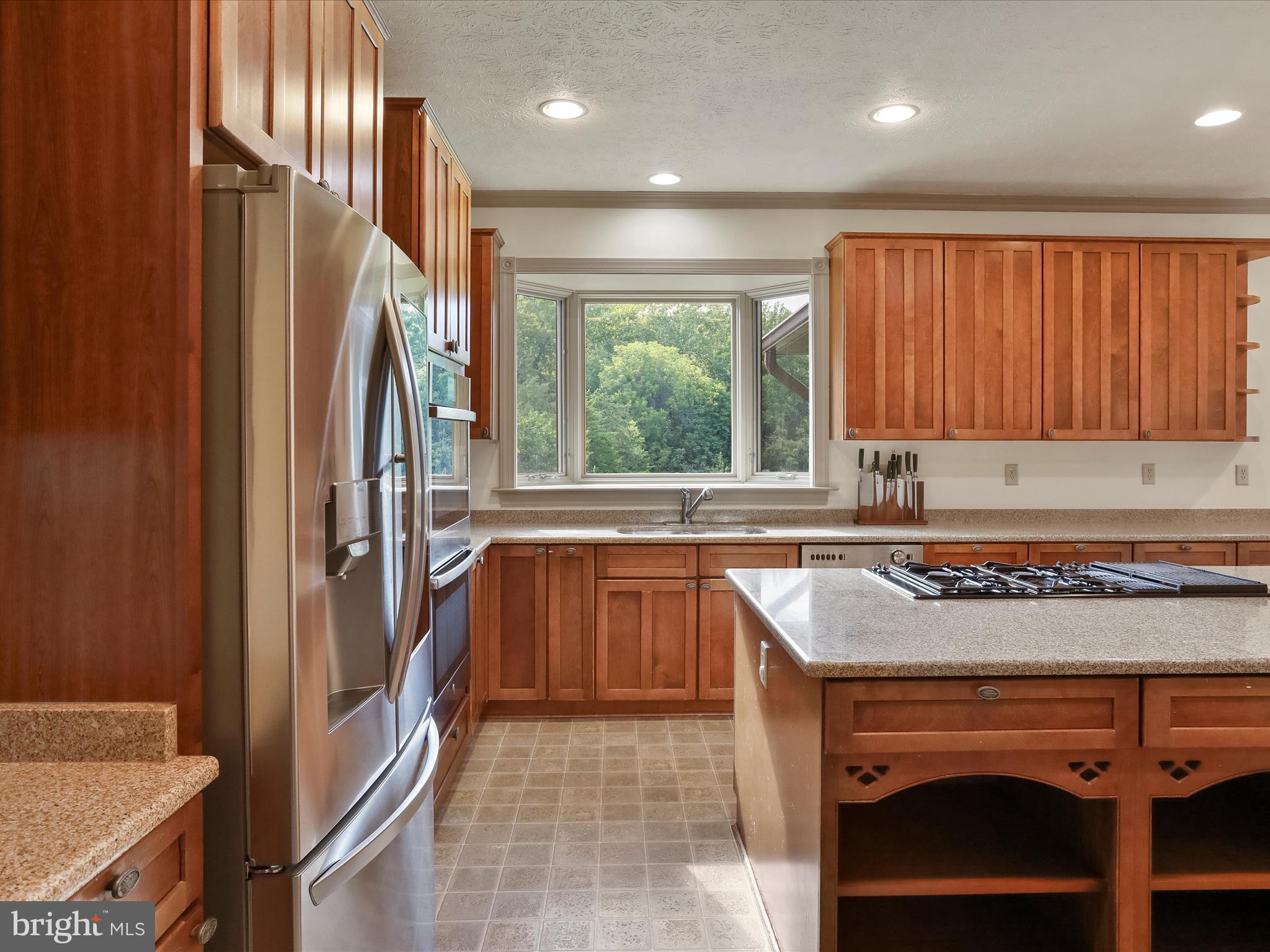 15 Rachels Ln Road Front Royal, VA 22630 - Photo 46 of 73 a kitchen with stainless steel appliances granite countertop a refrigerator a sink and a stove