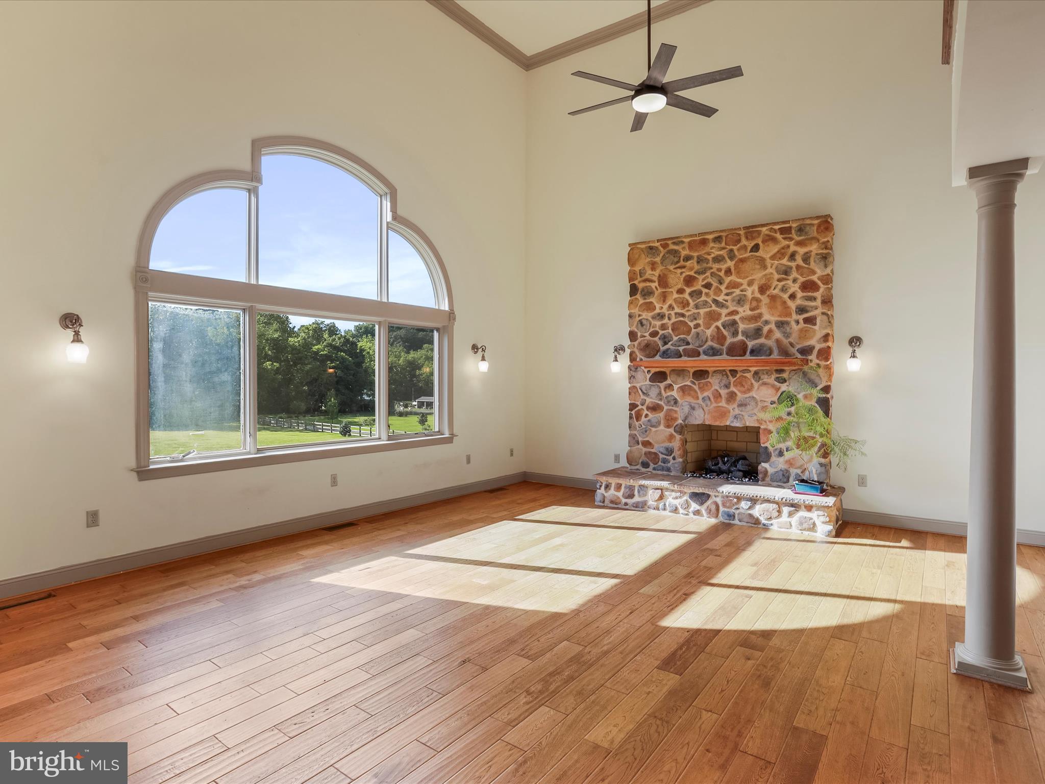 15 Rachels Ln Road Front Royal, VA 22630 - Photo 49 of 73 a view of an empty room with a window and a fireplace