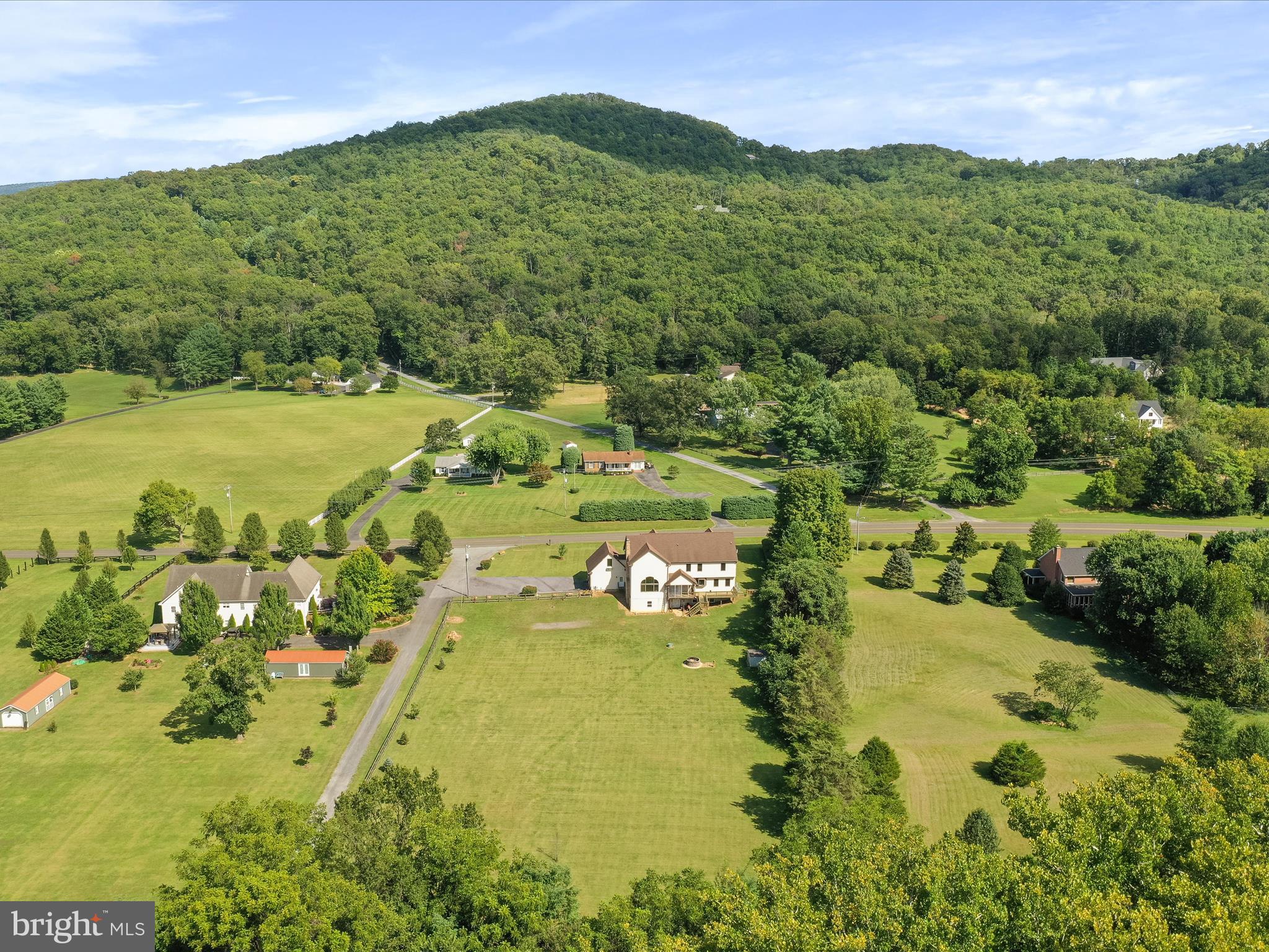 15 Rachels Ln Road Front Royal, VA 22630 - Photo 66 of 73 a view of a lake with a mountain in the background
