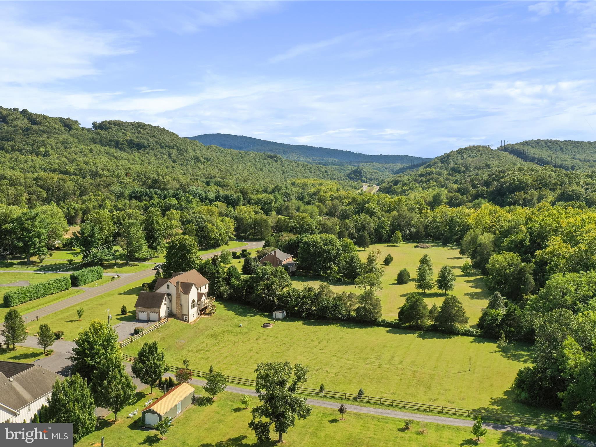 15 Rachels Ln Road Front Royal, VA 22630 - Photo 69 of 73 an aerial view of a houses with a yard