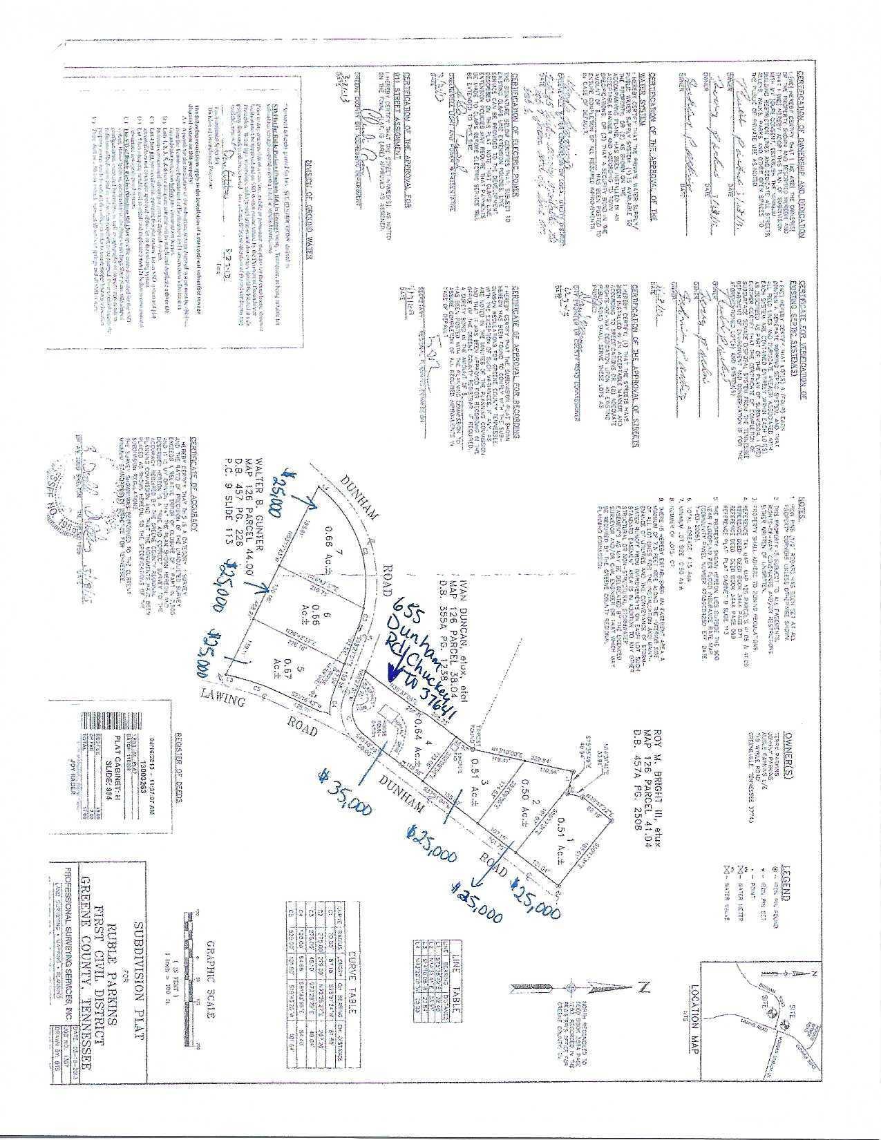 1 Dunham Road, Unit 1 Chuckey, TN 37641 - Photo 3 of 3 Price List