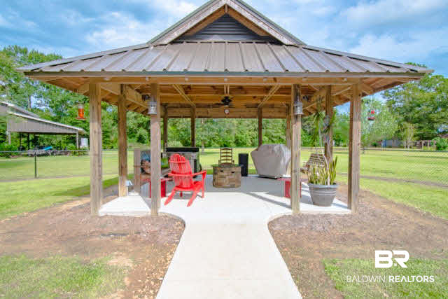 21550 Broad Street Silverhill, AL 36576 - Photo 37 of 45 16x16 Gazebo with built-in sink and 2 propane cookers