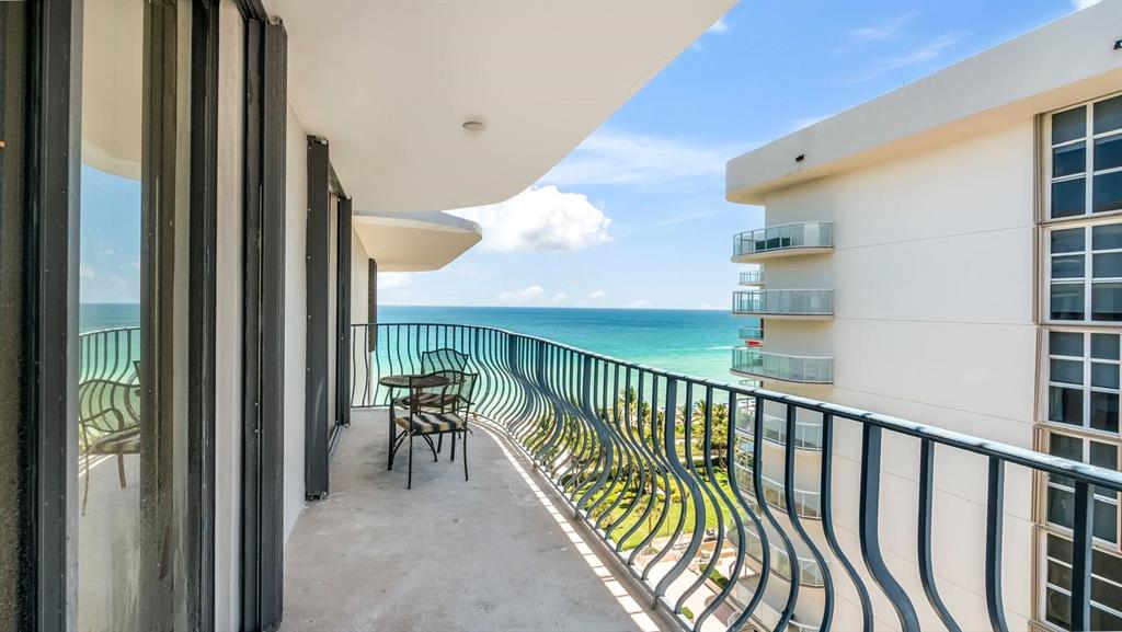 8877 Collins Avenue, Unit 1107 Surfside, FL 33154 - Photo 1 of 42 a view of balcony and patio