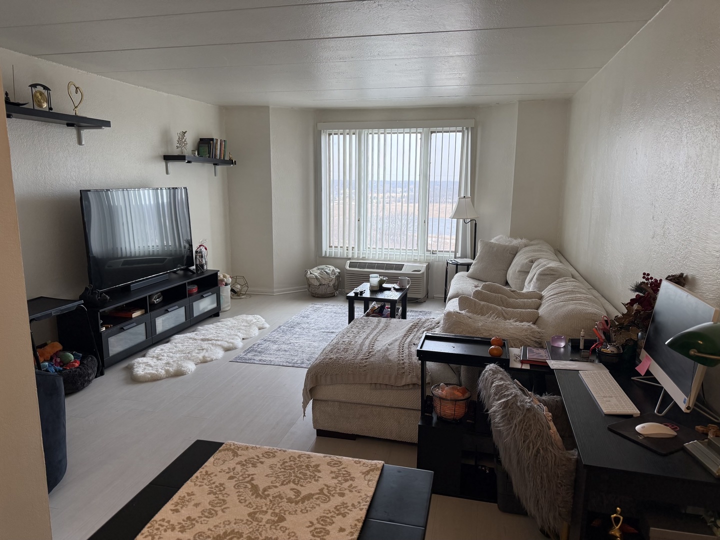 1 Renaissance Place, Unit 816 Palatine, IL 60067 - Photo 7 of 17 a living room with furniture and a flat screen tv