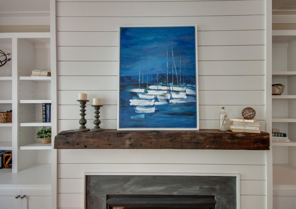 1560 Cranes Nest Road Mount Pleasant, SC 29466 - Photo 10 of 22 Fireplace with shiplap