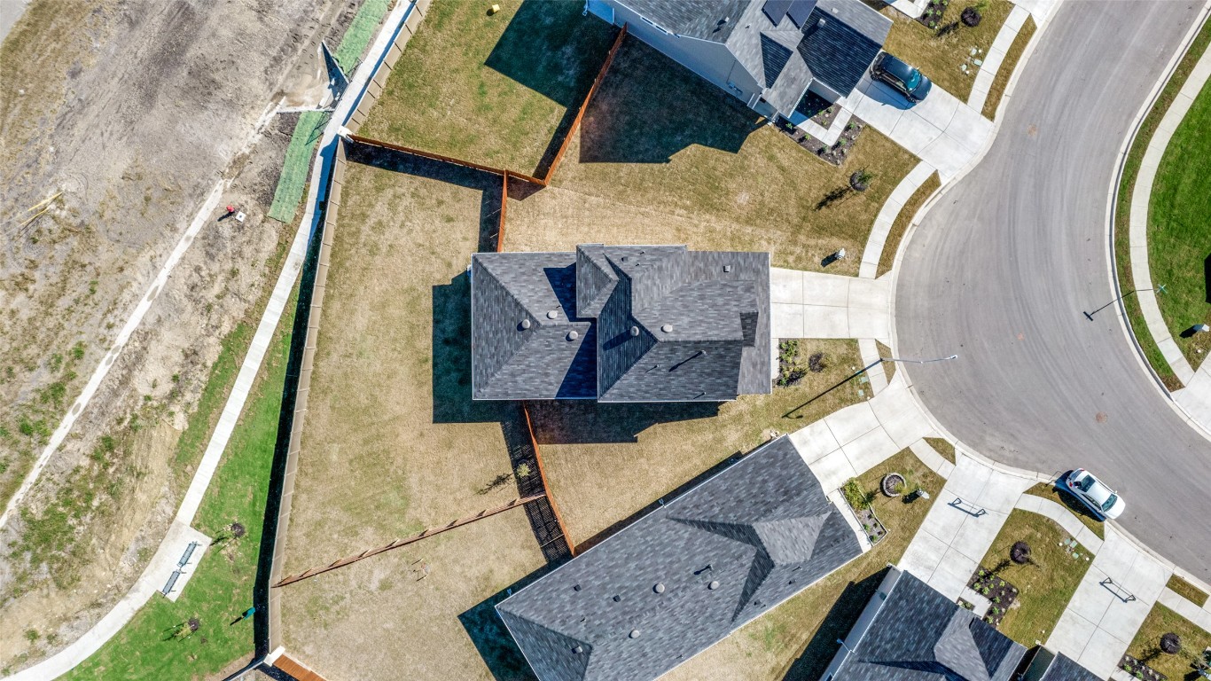 543 Sandringham Loop Kyle, TX 78640 - Photo 18 of 20 an aerial view of a house with a swimming pool