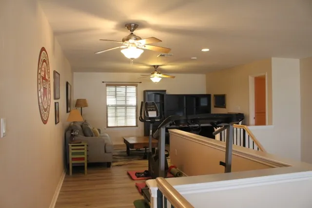 a kitchen that has a sink and a refrigerator