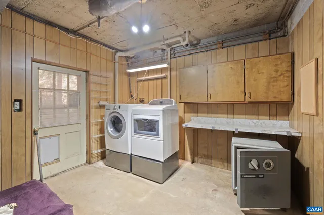 a view of storage and utility room