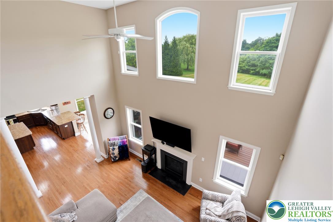 1212 Miller Road Wind Gap, PA 18091 - Photo 29 of 72 An airy great room with soaring ceilings and abundant natural light.